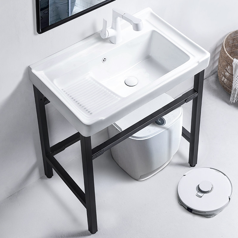 搓板盆免打孔不用靠墙女生能装