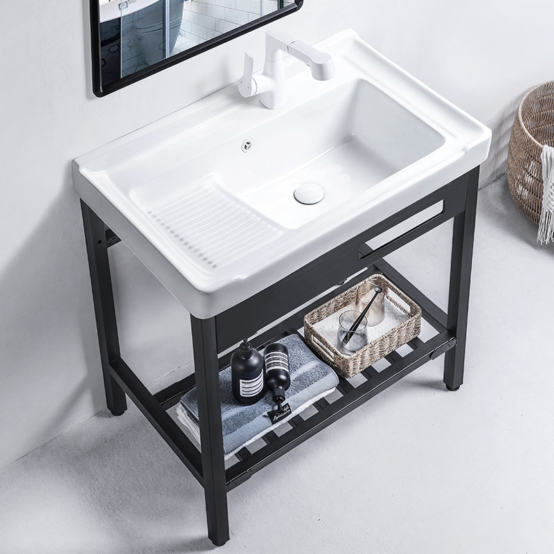 搓板盆免打孔不用靠墙女生能装