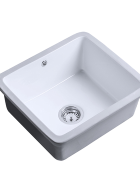 莫德卡恩 槽深19cm加深台下陶瓷洗手盆单盆超深家用阳台洗水槽盆