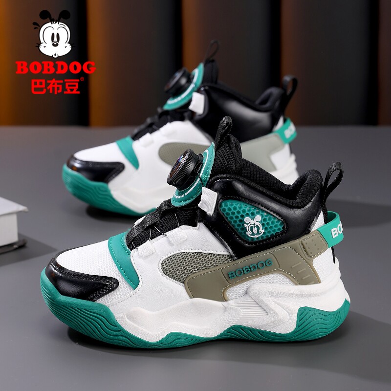 巴布豆男童篮球鞋专业训练比赛球鞋2026春夏新款透气儿童运动鞋子