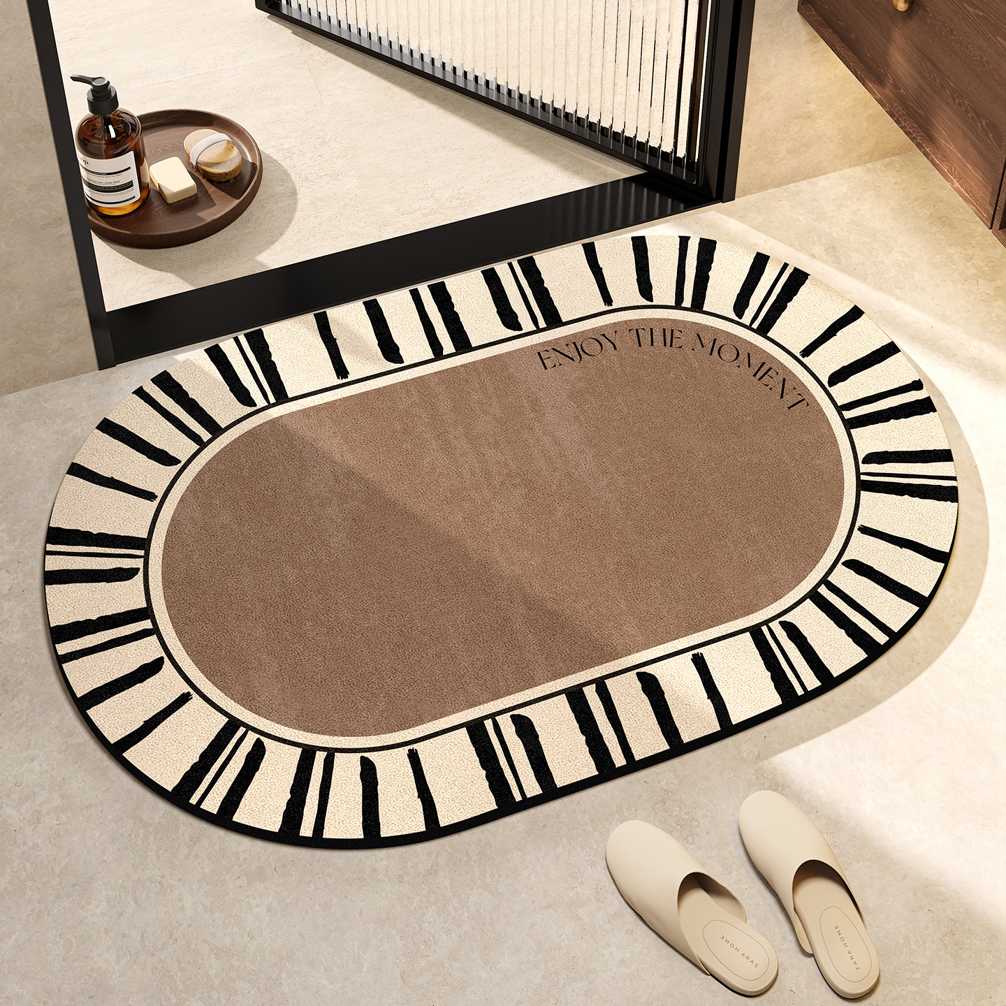 浴室地垫洗澡专用防滑垫硅藻泥垫