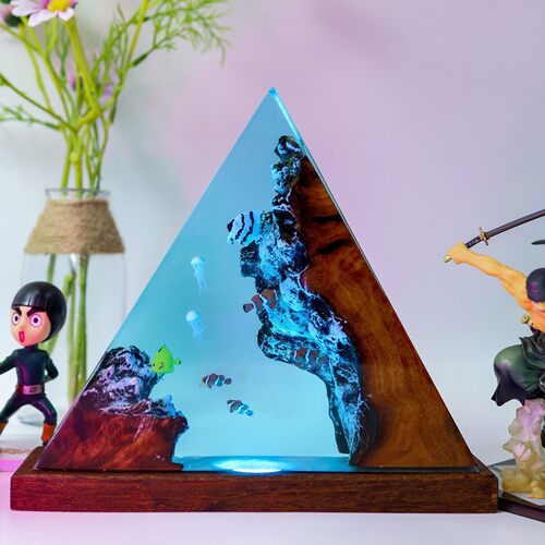 创意爆款水母与尼莫环氧艺术树脂