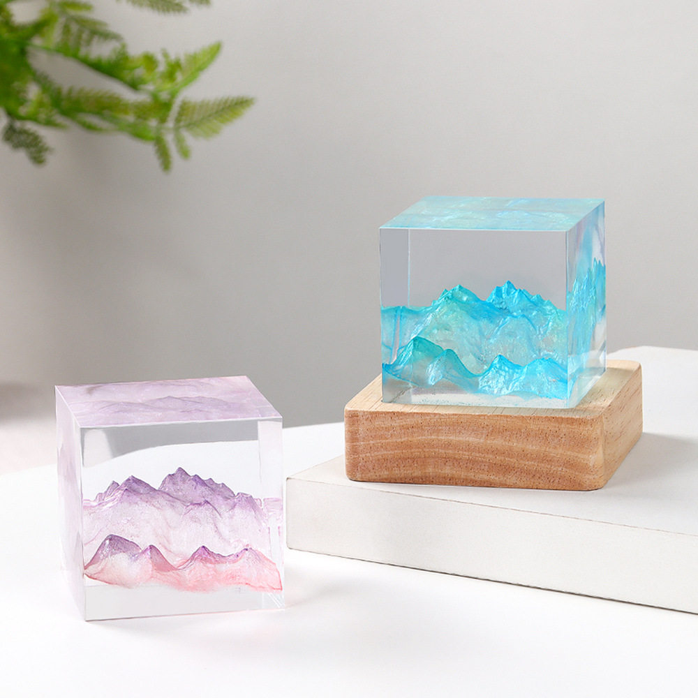 山海经系列风水画现代简约创意送礼环氧树脂手工夜灯工艺小摆件潮,家居饰品,桌面摆件,淘宝优惠券,粉丝福利购,淘宝优惠卷