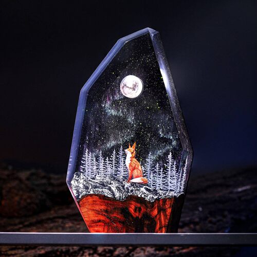 新款狐狸灯阿拉斯加装饰北极光