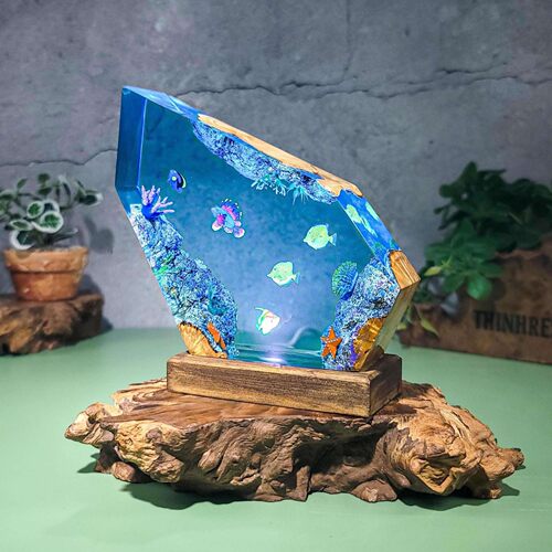 新款海底微观小世界景观海洋灯手