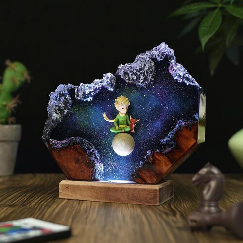 TheLittlePrince环氧树脂台灯影