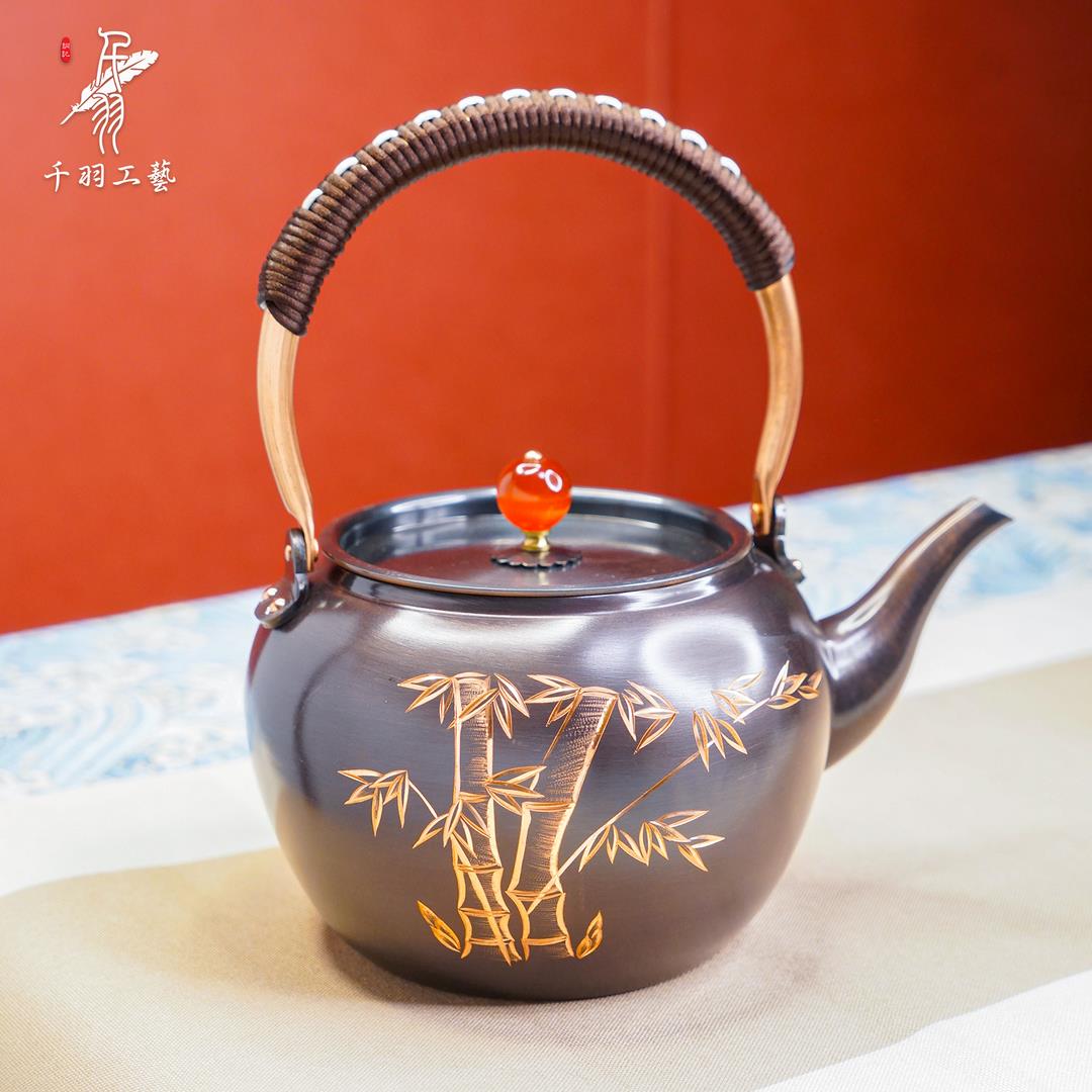千羽铜壶精品铜器纯手工