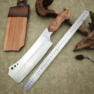 户外柴刀劈柴砍树家用砍骨刀切肉野外排障登山便携随 身开路刀具