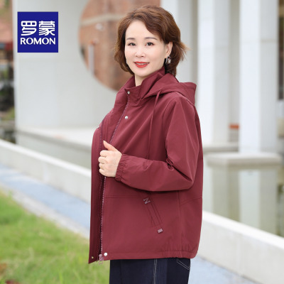 优选妈妈春秋外套洋气风衣