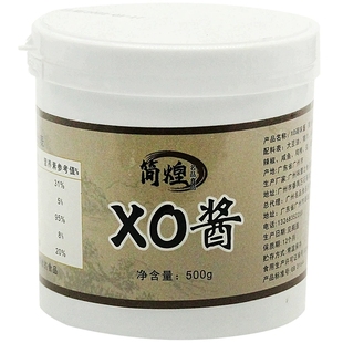 xo酱500g拌乌冬面干贝瑶柱酱拌饭拌面车仔面海鲜酱