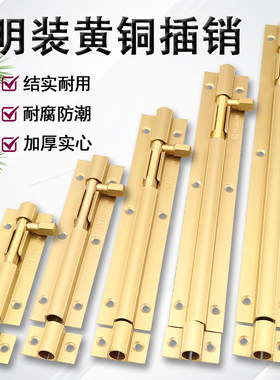 高档明装加厚明装铜插销