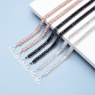 吊带抹胸裙肩带防滑可外露一字领肩链文胸罩带子聚会晚礼服装 配饰