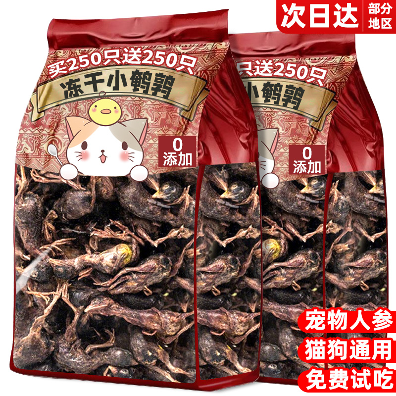 鹌鹑冻干磨牙解馋补充营养猫零食