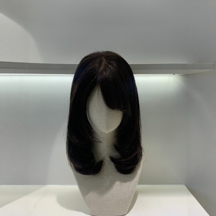 假发日韩系古早斜刘海高层次内扣卷发秋冬千金感Lolita日常假发套