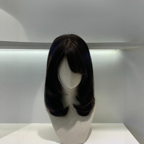 假发日韩系古早斜刘海卷发