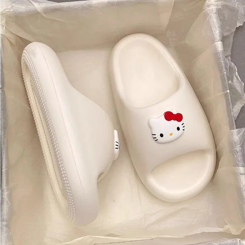可爱卡通kt猫外穿拖鞋