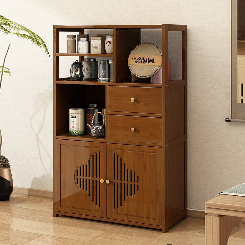 茶柜多层收纳博古架月洞门新中式实木置物架茶叶柜紫砂壶陈列架子,商业/办公家具,办公茶水柜,淘宝优惠券,粉丝福利购,淘宝优惠卷