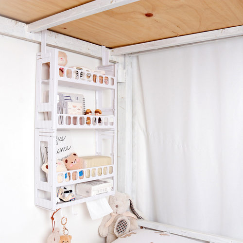 宿舍神器床上悬挂置物架免打孔挂钩收纳架子寝室整理下铺床边挂篮