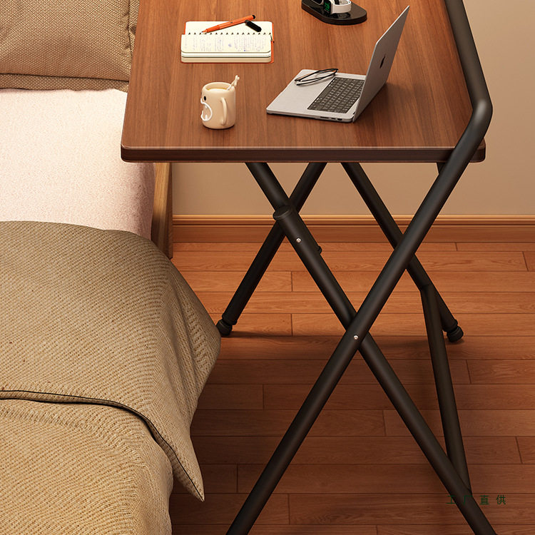 可折叠床边桌可移动电脑桌子卧室家用书桌简易学生写字桌办公桌子