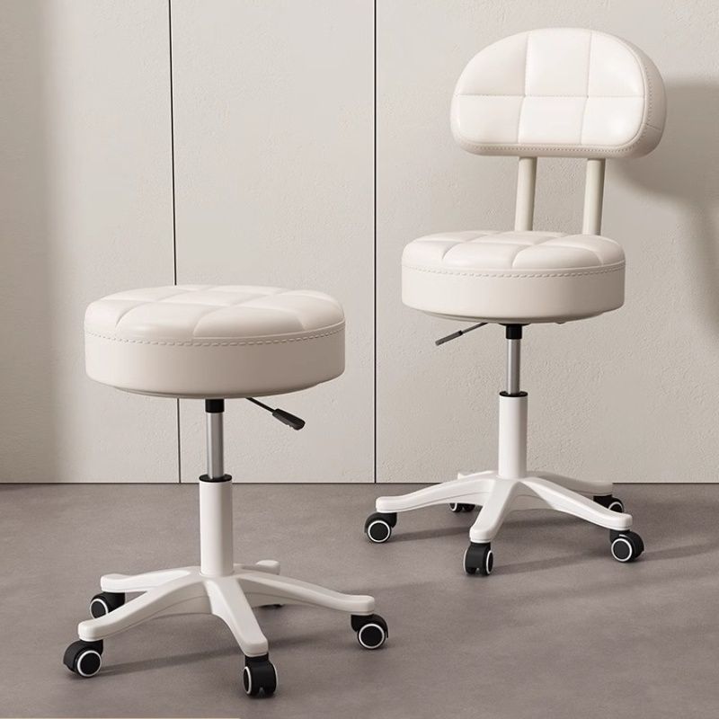 美容凳子美容院滑轮美发椅子理发店家用美甲圆凳前台座椅