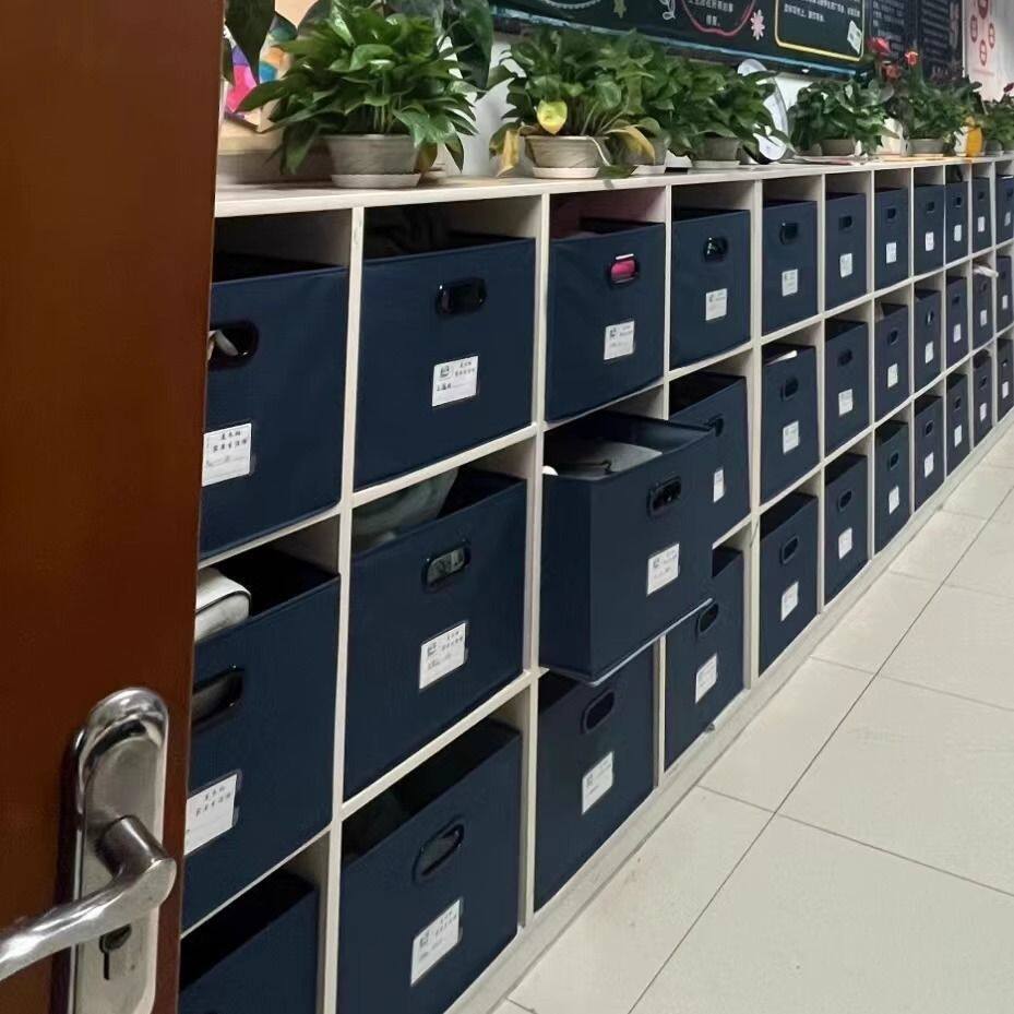 班级钉制牛津布收纳箱折叠防水抽屉式玩具衣物整理神器布艺