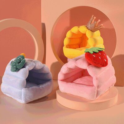 厂家一手直批仓鼠窝加绒保暖棉窝仓鼠用品蜜袋鼯鸟窝松鼠窝鹦鹉窝