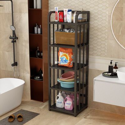 防水杂物卫生间打孔免收纳架架金属阳台置物架落地多层盆架浴室脸