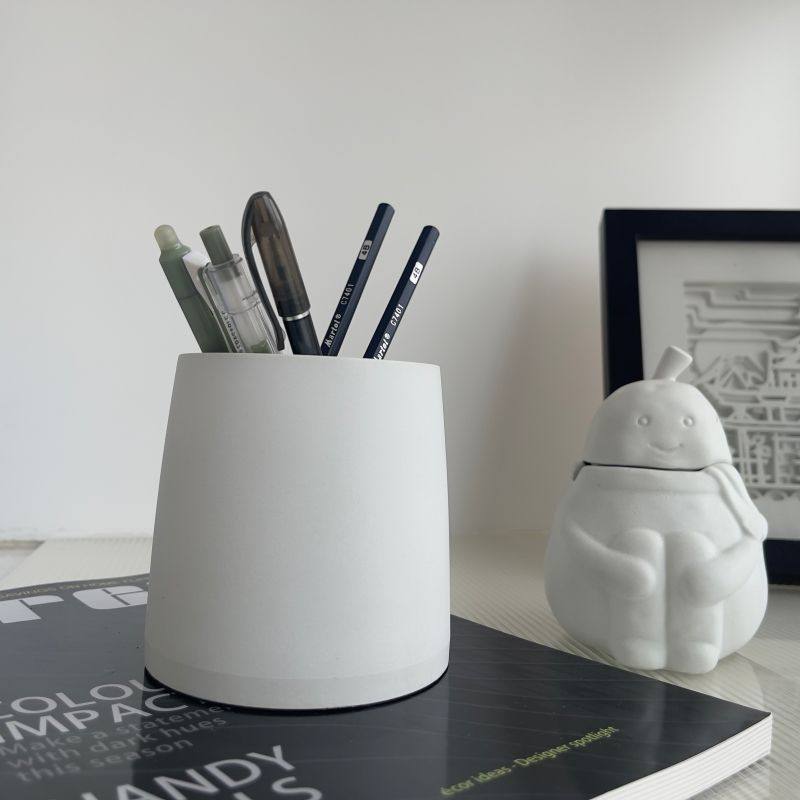 高颜值办公桌面上笔筒收纳盒大号大容量 钉制简约ins儿童2023,文具电教/文化用品/商务用品,笔筒,淘宝优惠券,粉丝福利购,淘宝优惠卷