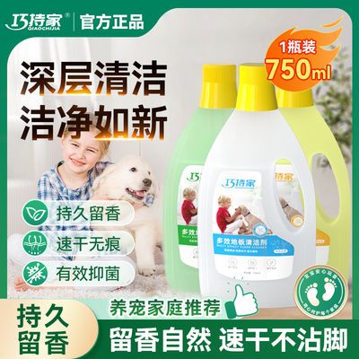 巧持家QCJ地板清洁剂板板净bbclean地板清洁剂强力去污清洗剂