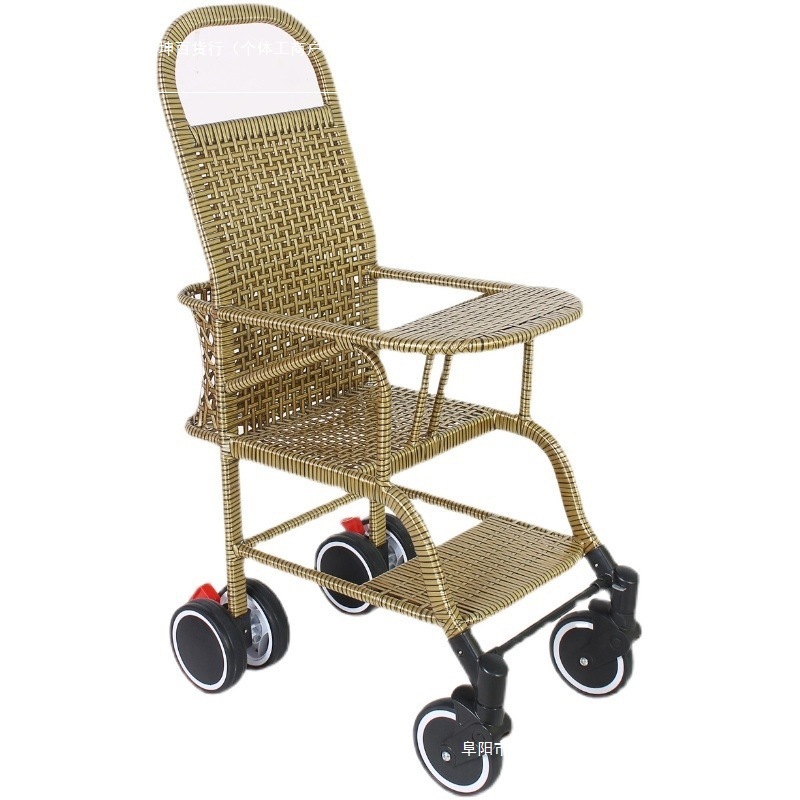小推车藤椅仿轻便婴儿仿藤夏季儿童推车推车推车推车竹编小孩包邮