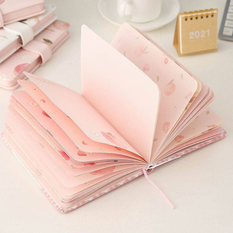 笔记本高颜值蜜桃说A6磁扣本小清新PU皮日记本学生彩页图案手帐,文具电教/文化用品/商务用品,手帐/日程本/计划本,淘宝优惠券,粉丝福利购,淘宝优惠卷