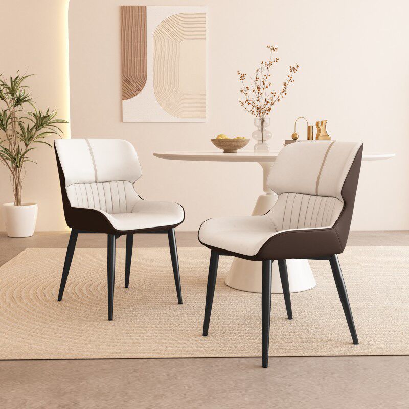 北欧餐椅家用现代简约靠背椅轻奢餐厅椅子软包酒店餐桌椅书桌凳子