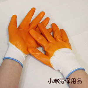涂胶牛筋手套/双/u牛筋。手套12/手套/防割手套耐磨手套PVC挂胶
