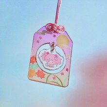 亚克力御守定制双面透明护身符好运小礼物创意挂件定做立牌摇摇乐