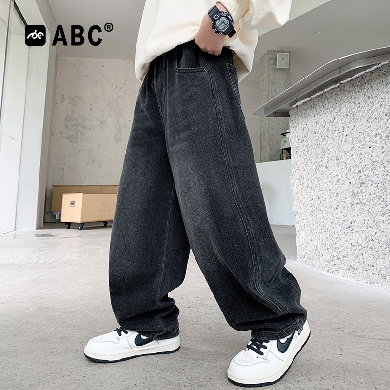ABC男童春秋牛仔裤2025新款