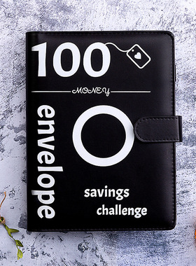 Couples 100Envelope Challenge Binder money saving book cash
