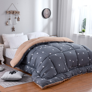 Flannel beds Winter Warm Quilt Blanket Duvet Super Comforter
