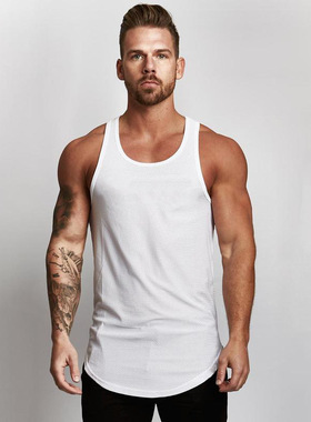gym clothes tank top sportswear vest men 网眼背心男 速干坎肩
