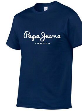 Newest Pepe-Jeans-London Logo T-Shirt Summer Men s /Women s