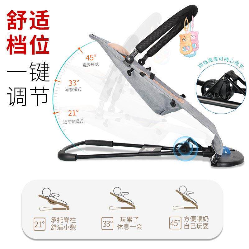 婴儿晚上睡觉神器一个人带娃哄娃娃睡觉车0一6月婴儿摇摇床神器