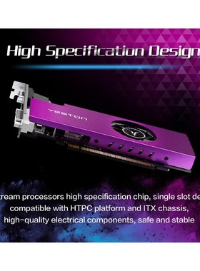 RX550-4G D5 LP XL 1183/6000MHz 4G/128Bit/GDDR5 VGA + HDMI +