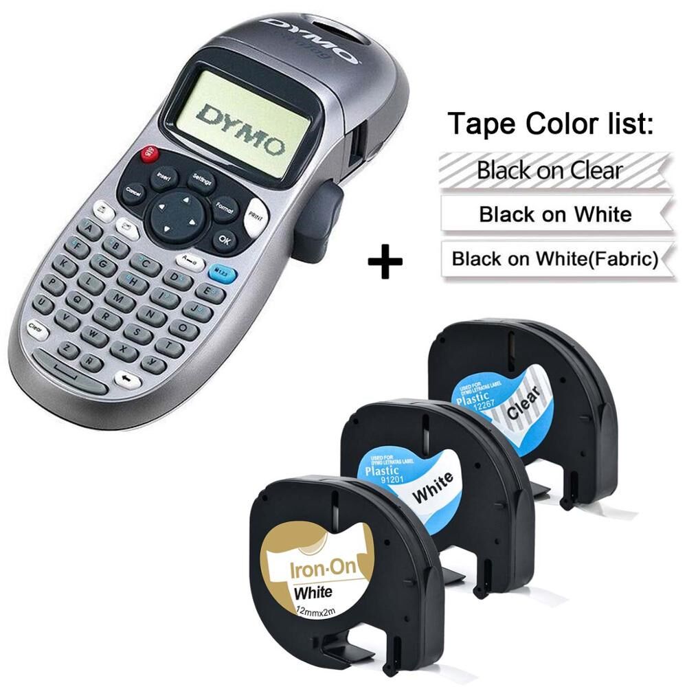 L-100H with 3pcs 12267 91201 18769 12mm black on white tape