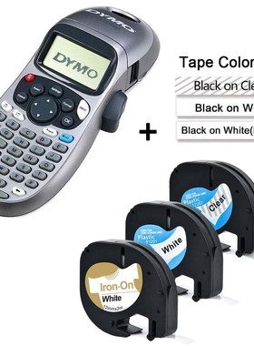 L-100H with 3pcs 12267 91201 18769 12mm black on white tape