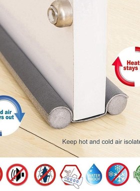 Flexible door bottom sealing strip soundproof noise reductio