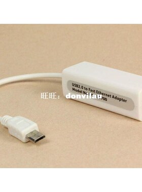 New Micro Mini 5pin USB To RJ45 10/100M Ethernet Network Ada