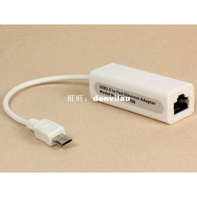 New Micro Mini 5pin USB To RJ45 10/100M Ethernet Network Ada