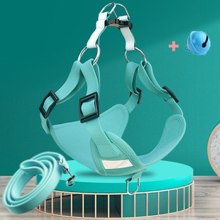 2021 New Dog Harness Puppy Collar Chest Vest Leash Pet Breas