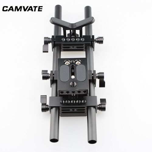 DSLR Baseplate+Lens Support+Rod Clamp+Tripod Mounting Plate+