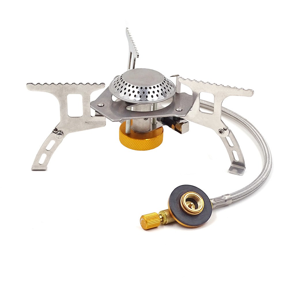 3500w Outdoor Gas Stove Burner With Adapter Electronic Porta
