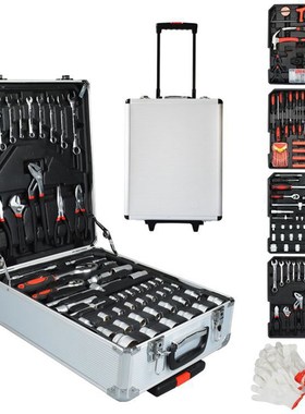 498 pcs Home Trolley Toolbox Commercial Hardware Hand Tools